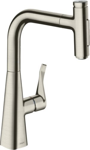 HANSGROHE METRIS SELECT PREP KITCHEN FAUCET, 2-SPRAY PULL-OUT