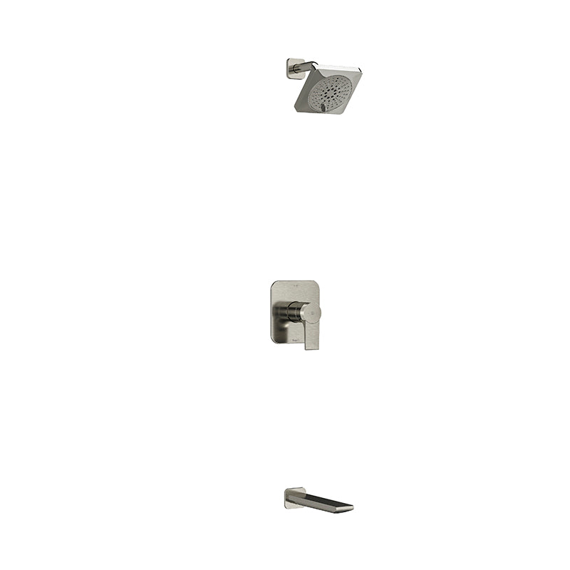 Riobel Fresk Shower System with Shower Head and Tub Spout KIT4744FR