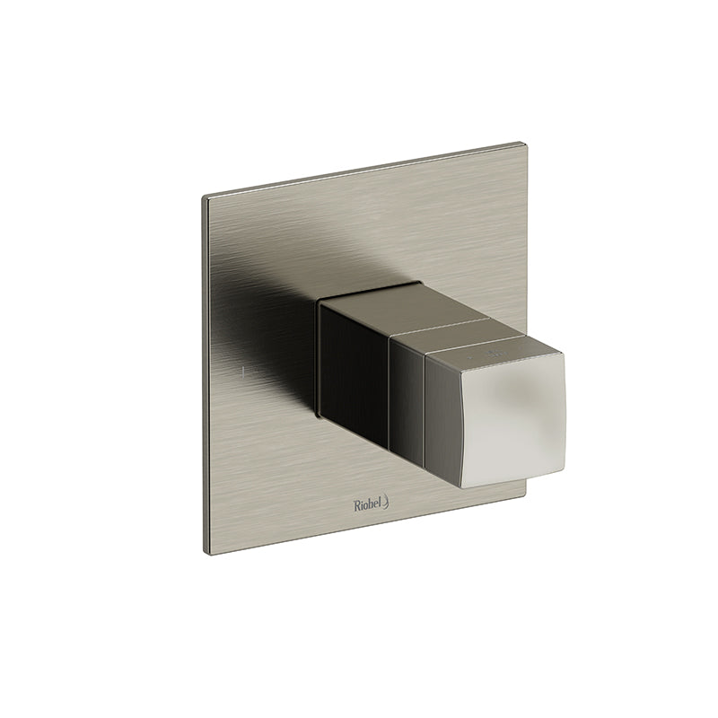 Riobel Reflet RF39 2-way Type T (thermostatic) coaxial floor-mount tub filler with hand shower