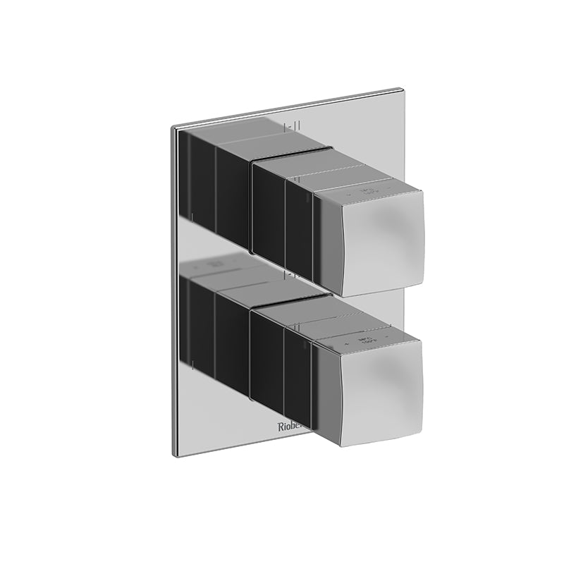 Riobel Reflet RF88 4-way Type T/P (thermostatic/pressure balance) ¾"coaxial complete valve