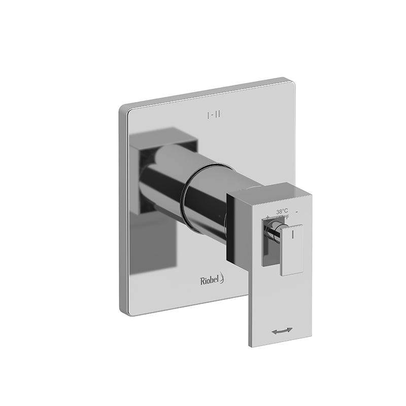 Riobel Kubik TUS23 2-way Type T/P (thermostatic/pressure balance) coaxial valve trim (Without Rough-in)