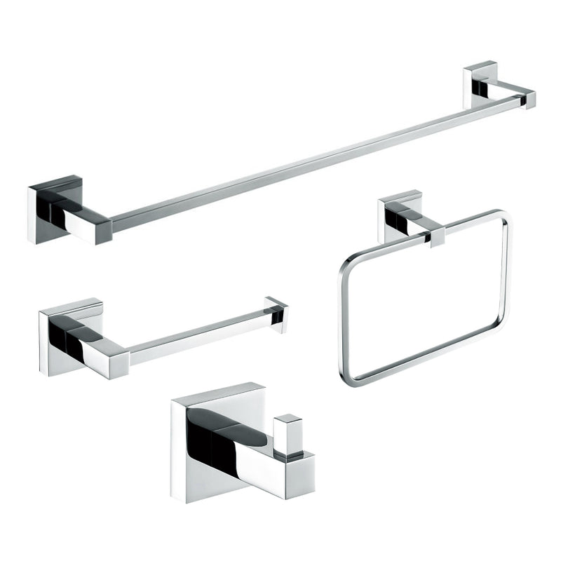 Virta Zenith 4-Piece Bathroom Hardware Set