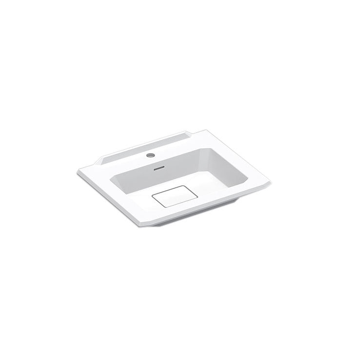 AQUADESIGN SONIA EPOQUE 24” TOP SOLID SURFACE - MATTE WHITE