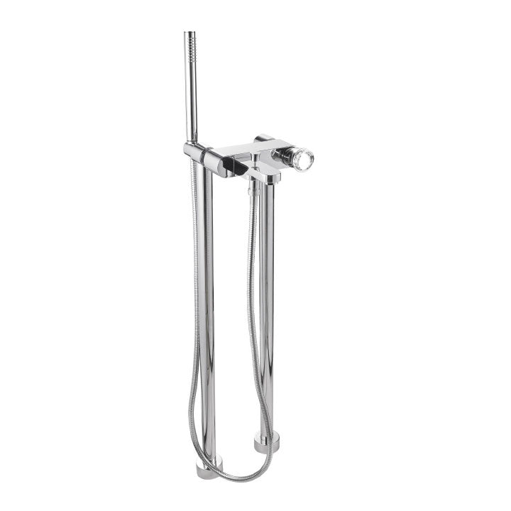 AQUADESIGN MAIER MUSE DIAMOND FLOOR MOUNT TUB FILLER  67512