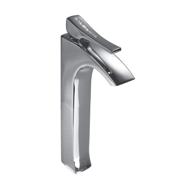 AQUADESIGN MAIER SKIP DIAMOND TALL SINGLE HOLE LAV  59104