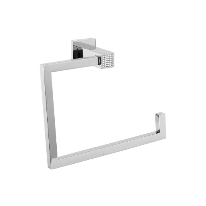 AQUADESIGN MAIER SKIP DIAMOND TOWEL RING  14002