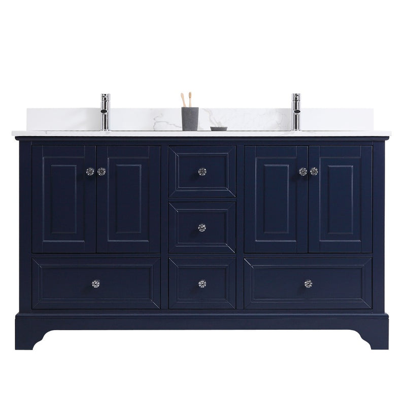 Virta 60 Inch Dalia Floor Mount Double Sink Vanity