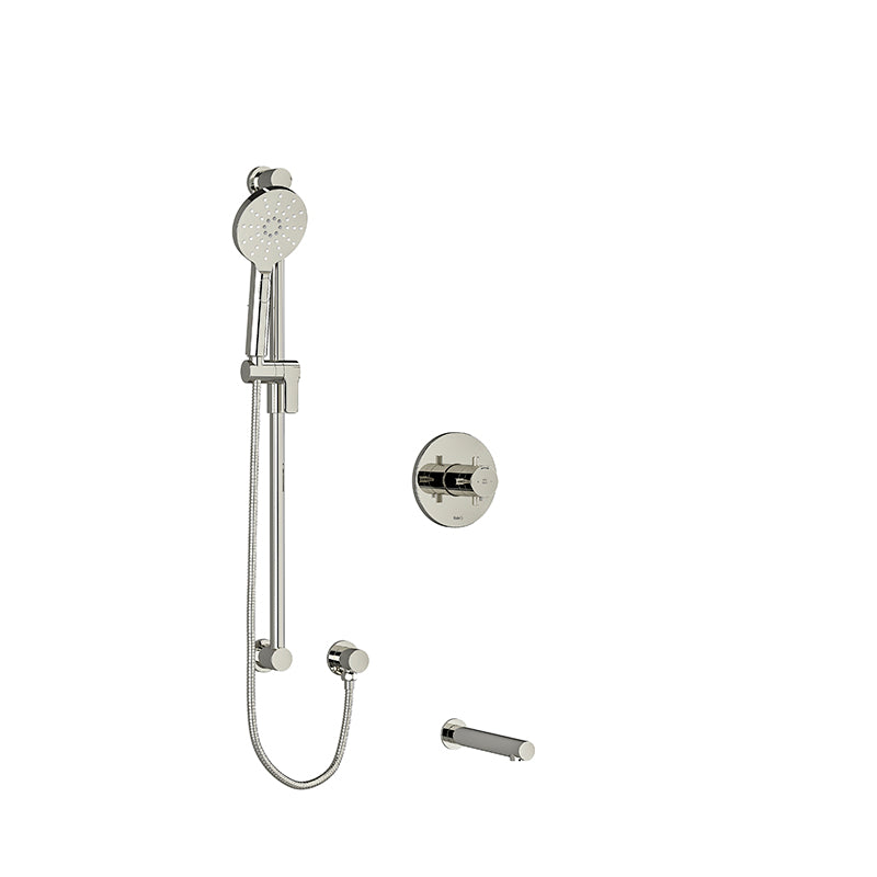 Riobel RIU Knurled TKIT1244RUTM+KN KIT1244 trim (Without Rough-in)
