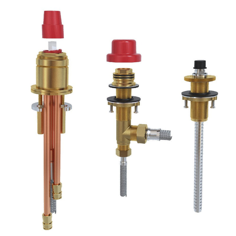 Riobel PRHTB 3-piece deck-mount tub filler rough