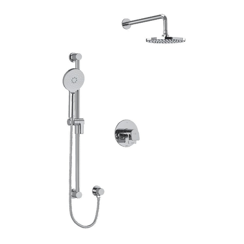 Riobel Ode 2-Way Shower System Trim with Hand Shower and Shower Head TKIT323OD