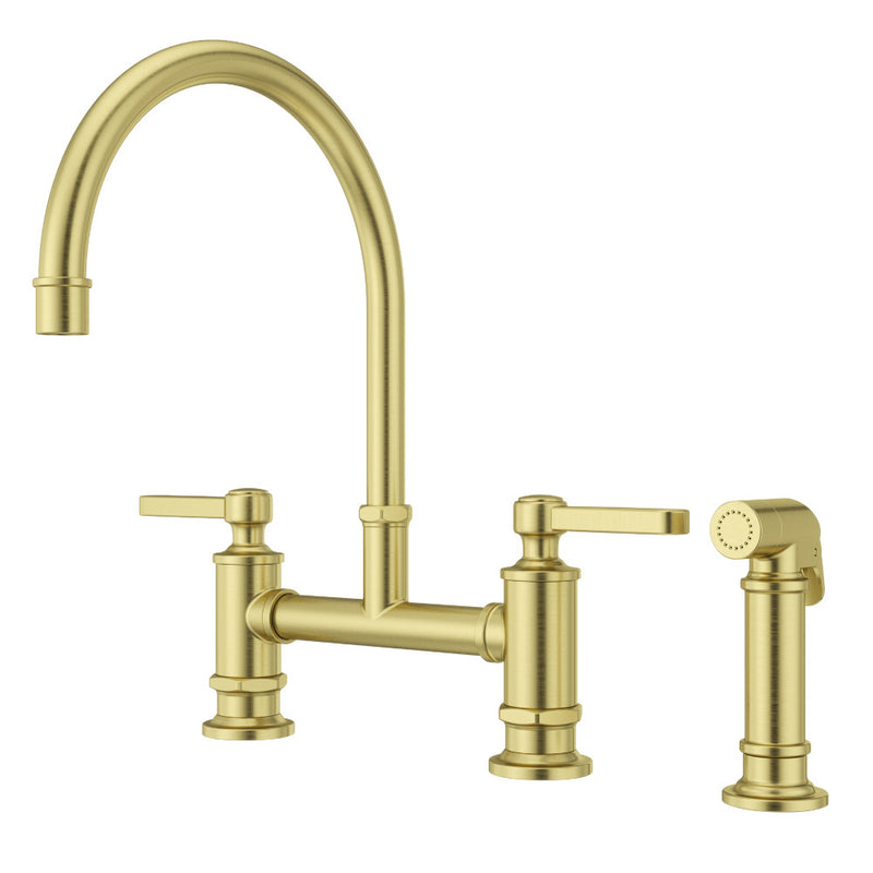 Pfister Port Haven 2-Handle Kitchen Faucet with Side Spray