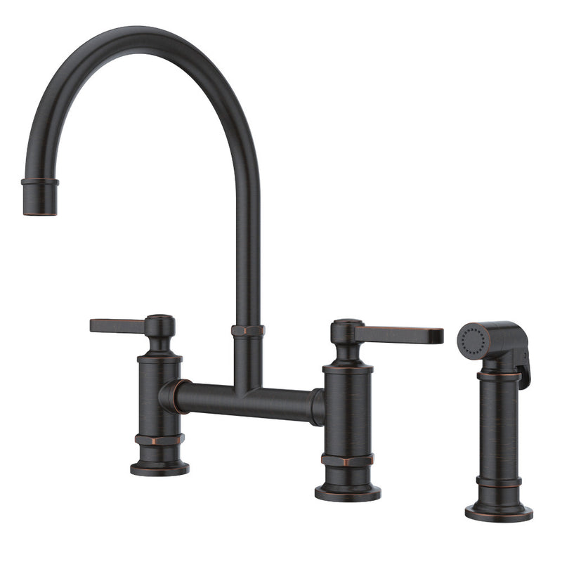 Pfister Port Haven 2-Handle Kitchen Faucet with Side Spray
