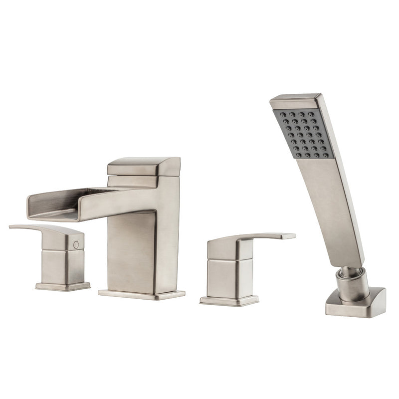 Pfister Kenzo Waterfall Roman Tub Trim Kit w/Handshower