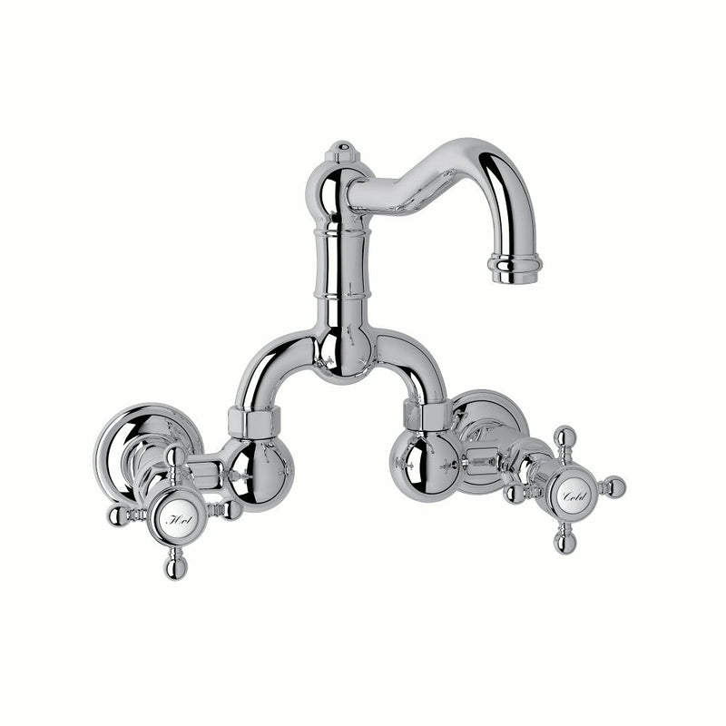 ROHL Acqui® Wall Mount Bridge Lavatory Faucet