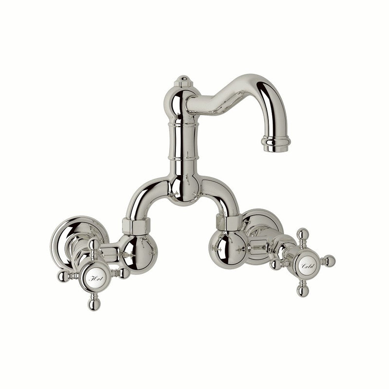 ROHL Acqui® Wall Mount Bridge Lavatory Faucet
