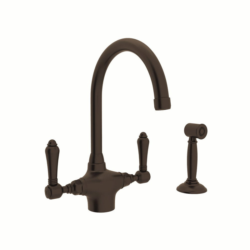 ROHL San Julio® C-Spout Kitchen Faucet With Sidespray