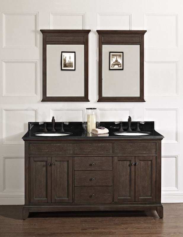 Fairmont Designs 1503-V6021D Smithfield 60 Double Bowl Vanity