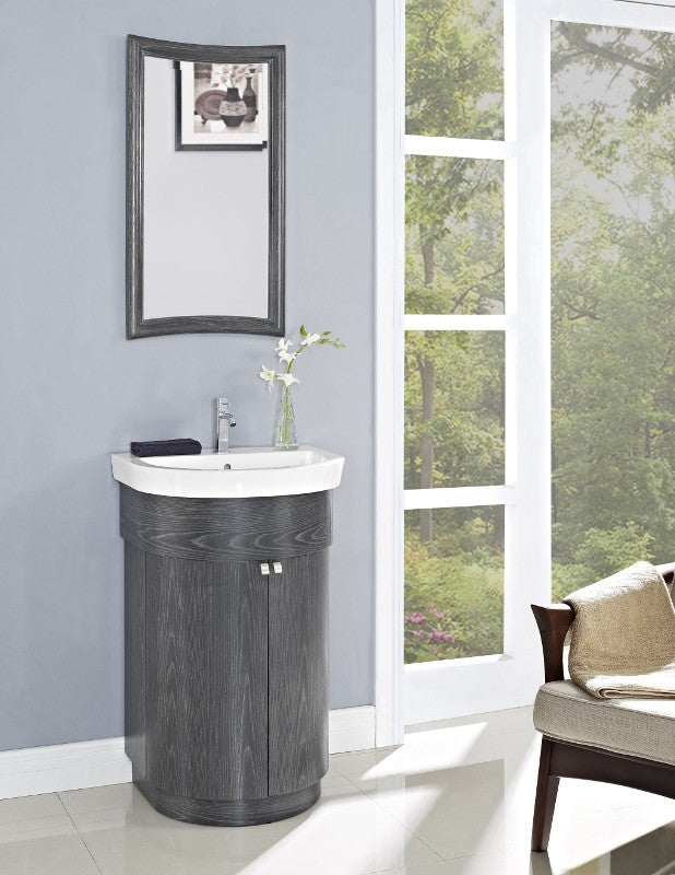 Fairmont Designs 150-V24 Boulevard 24 Curved Vanity and Sink Set