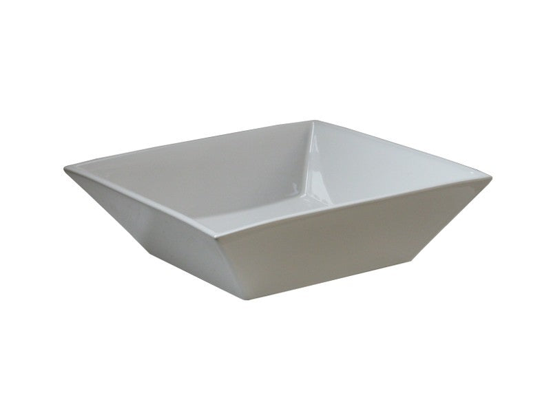 Fairmont Designs S-V500WH Sinks 16 Square Ceramic Vessel Sink