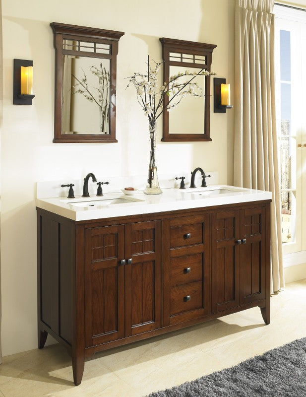 Fairmont Designs 169-V6021D Prairie 60 Double Bowl Vanity