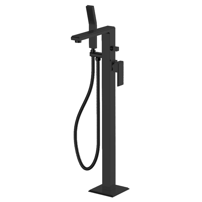 Empyrean TZEN91  Zenith  2-way Type T (thermostatic) coaxial floor-mount tub filler with hand shower trim (without rough-in)