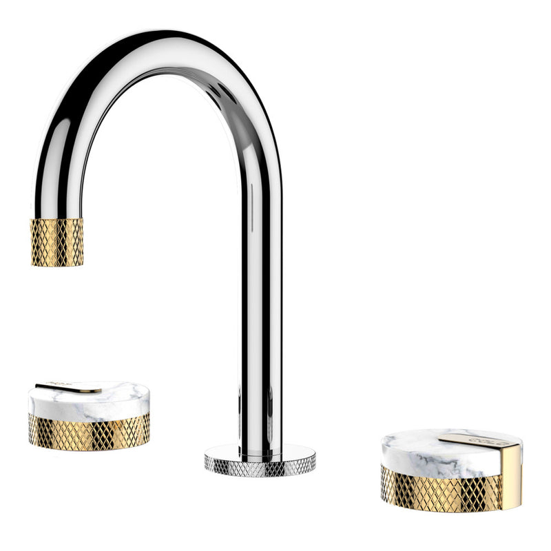 Empyrean GK08 Golden Night  8" Widespread Lavatory Faucet with Marble