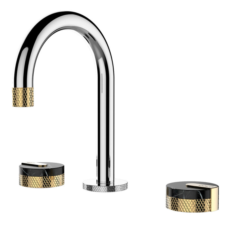 Empyrean GK08 Golden Night  8" Widespread Lavatory Faucet with Marble