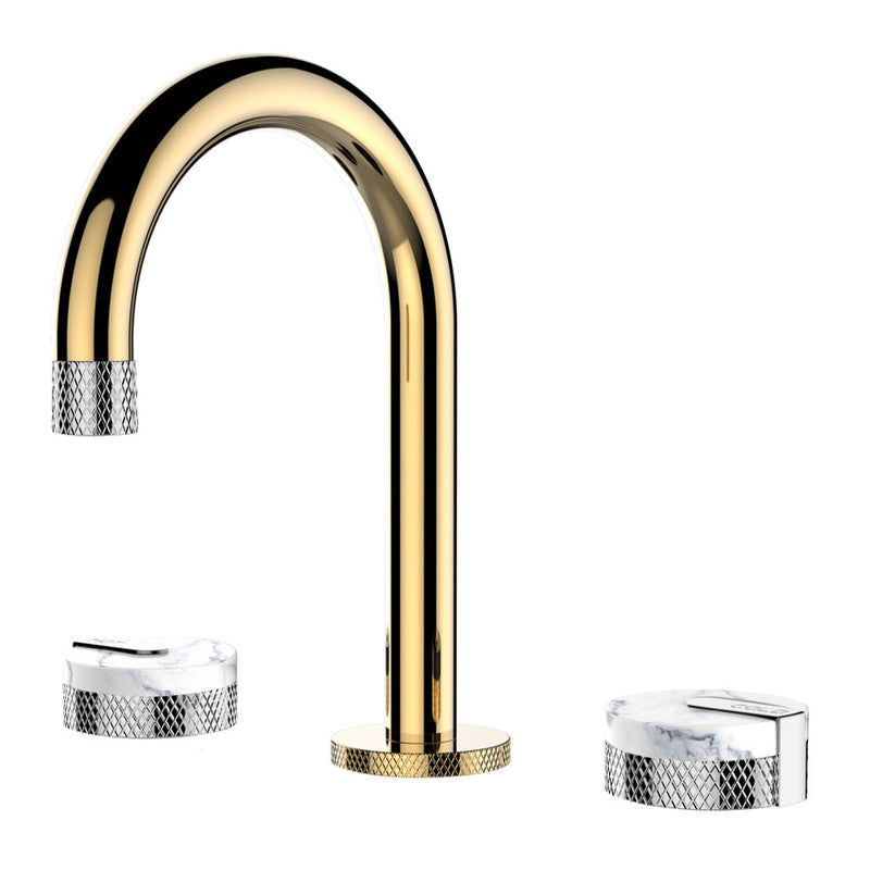 Empyrean GK08 Golden Night  8" Widespread Lavatory Faucet with Marble