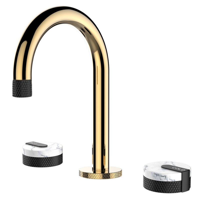Empyrean GK08 Golden Night  8" Widespread Lavatory Faucet with Marble
