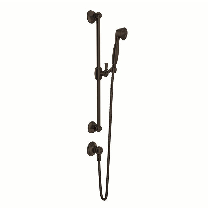 ROHL Palladian Handshower Set With 24" Slide Bar and Single Function Handshower
