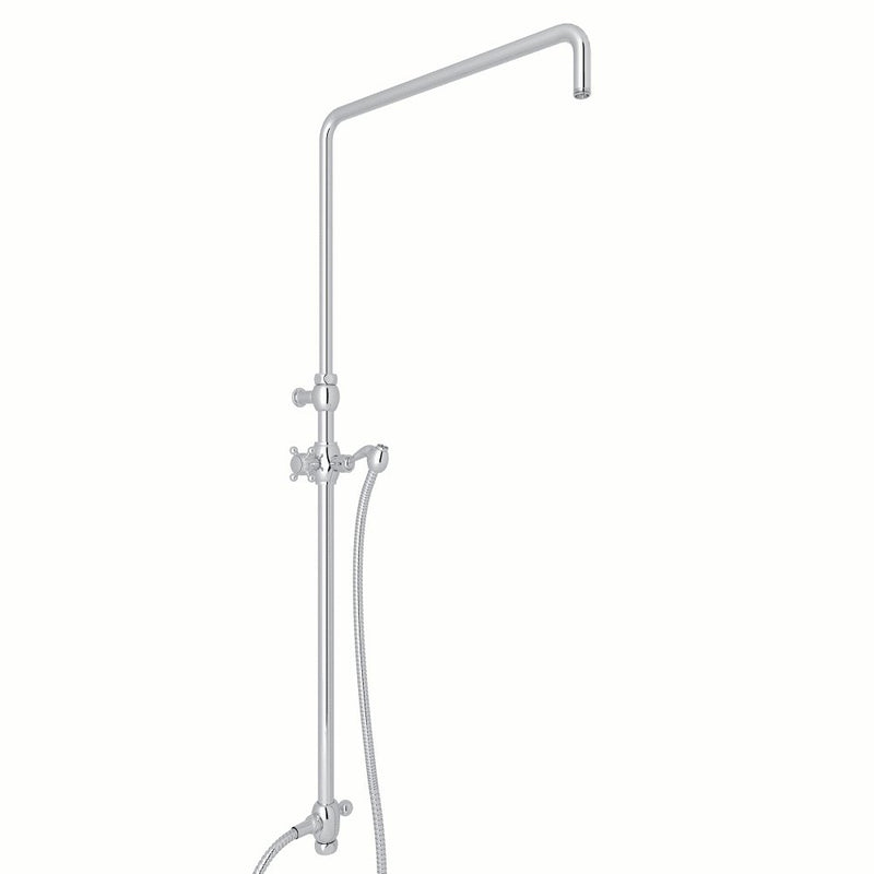 ROHL Riser With Diverter, Hose And Sliding Handshower Holder