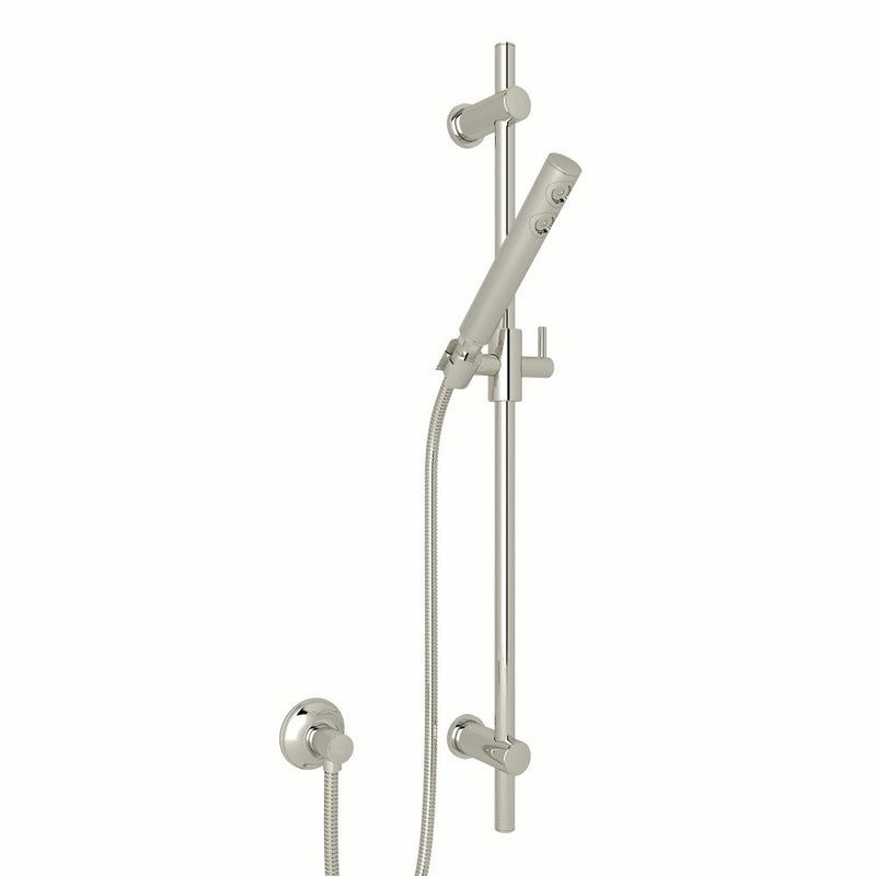 ROHL Handshower Set With 30" Slide Bar and Single Function Handshower