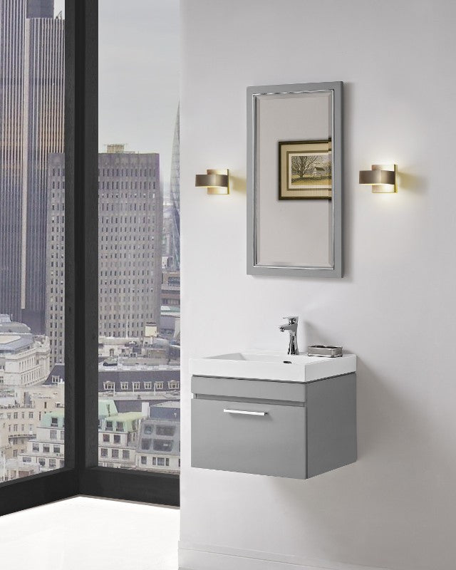 Fairmont Designs 179-WV Metropolitan Wall Mount Vanity and Sink Set