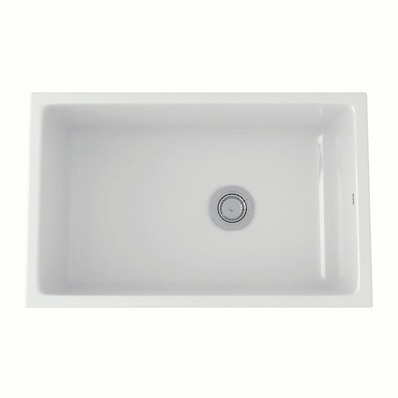 ROHL Allia™ 32" Fireclay Single Bowl Undermount Kitchen Sink