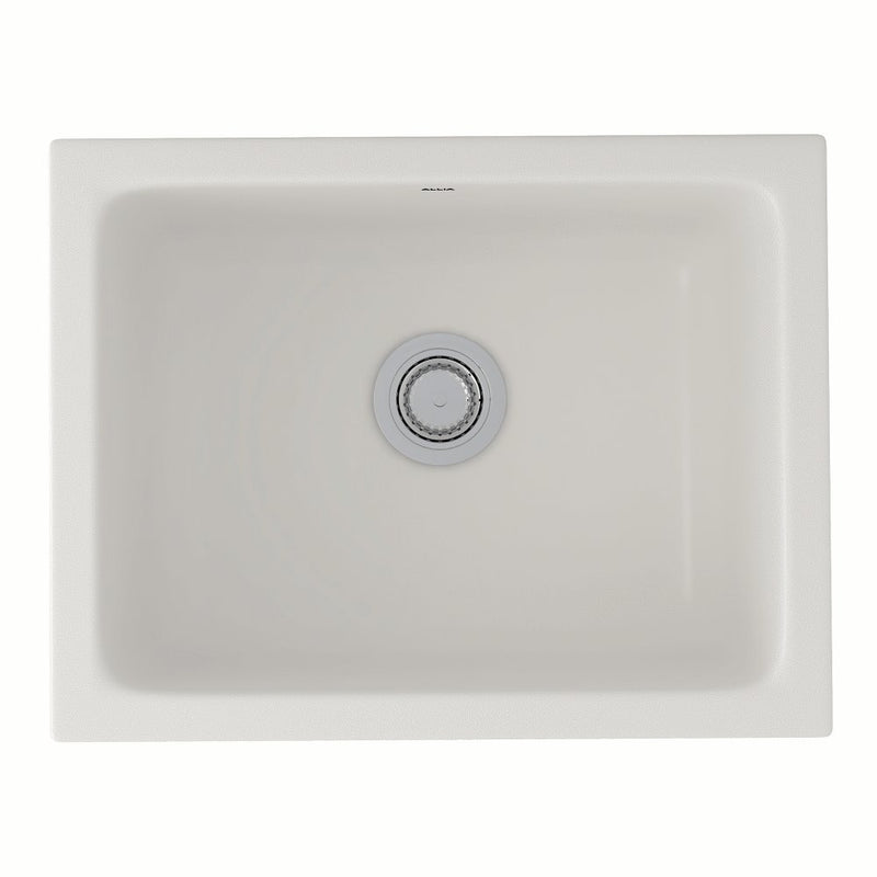 ROHL Allia™ 24" Fireclay Single Bowl Undermount Kitchen Or Laundry Sink