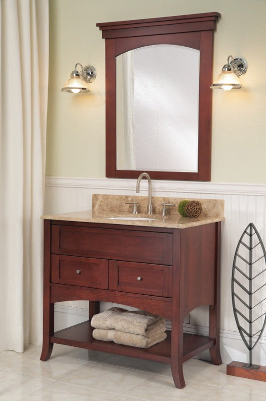 Fairmont Designs 125-VH Shaker Open Shelf Vanity