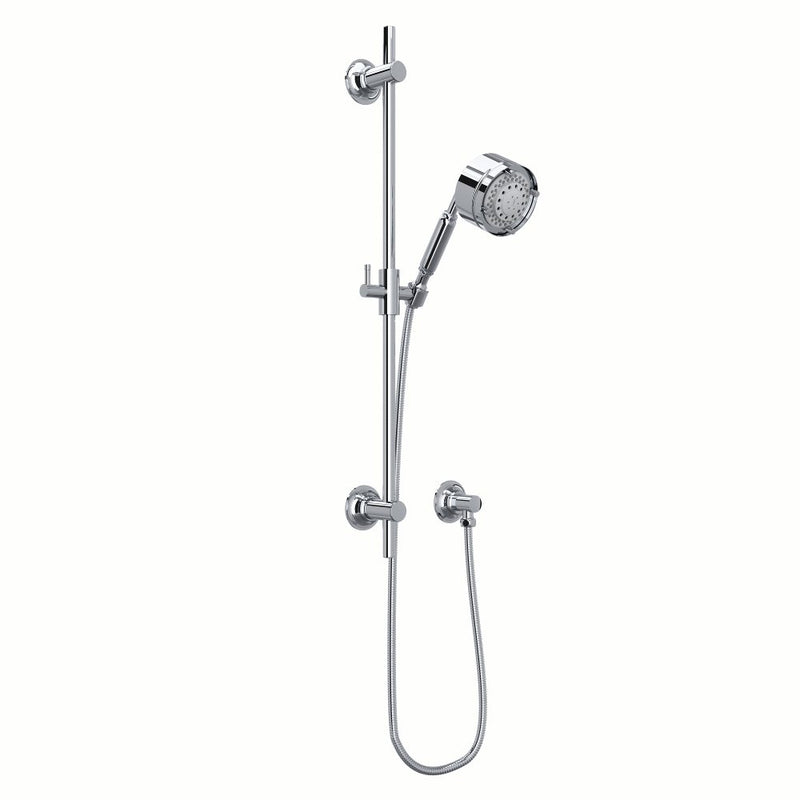 ROHL Graceline Handshower Set With 24" Slide Bar and 5-Function Handshower