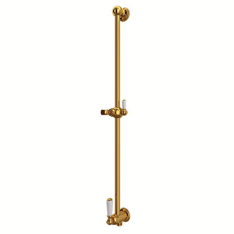 Perrin & Rowe Edwardian 25" Slide Bar With Integrated Volume Control And Outlet