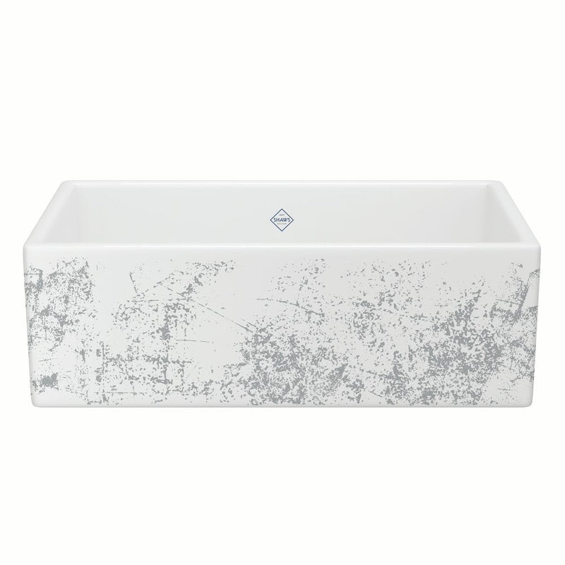 Shaws  MS3318 33" Shaker Single Bowl Apron Front Fireclay Kitchen Sink