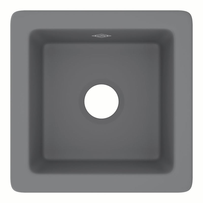 Shaws RC1515 15" Lancaster Single Bowl Fireclay Bar/Food Prep Kitchen Sink
