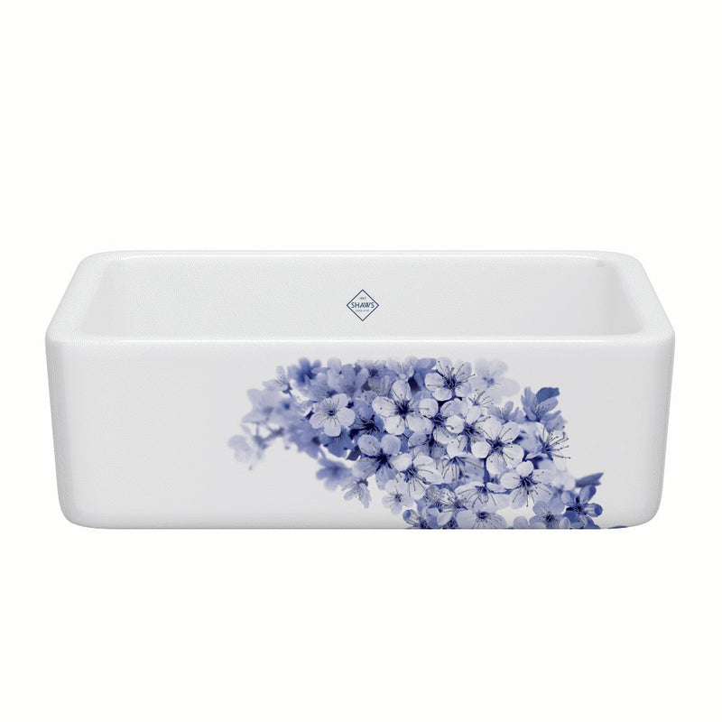 Shaws RC3018 30" Lancaster Single Bowl Farmhouse Apron Front Fireclay Kitchen Sink