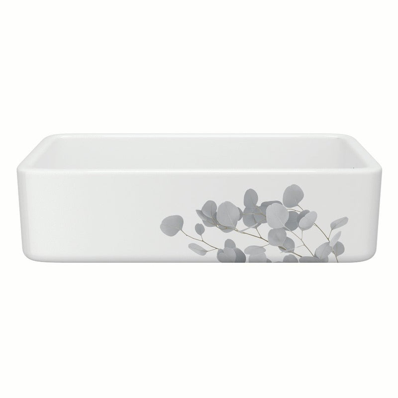 Shaws RC3618 36" Lancaster Single Bowl Farmhouse Apron Front Fireclay Kitchen Sink