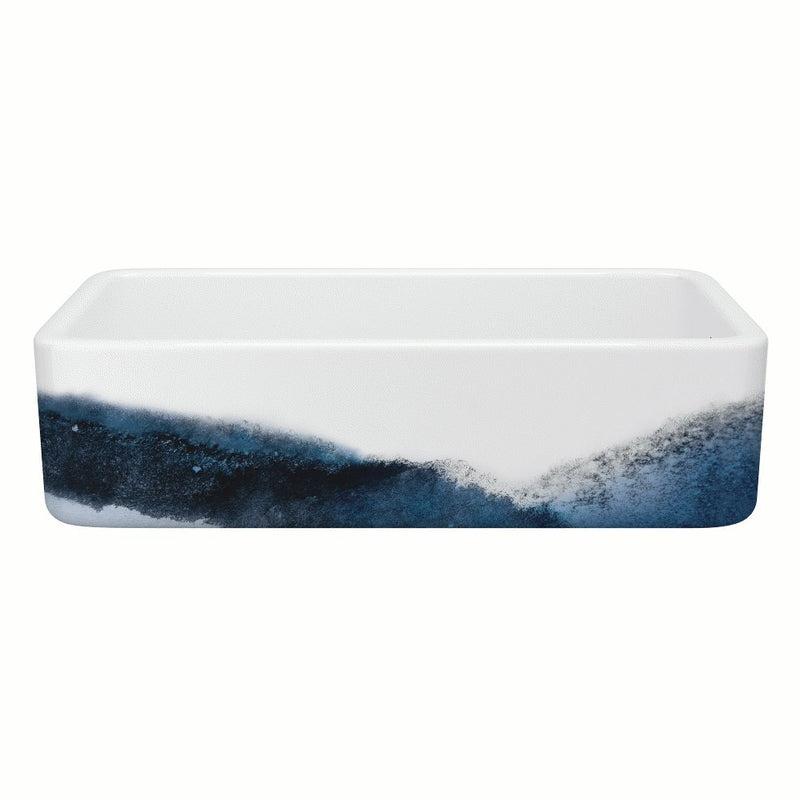 Shaws RC3618 36" Lancaster Single Bowl Farmhouse Apron Front Fireclay Kitchen Sink