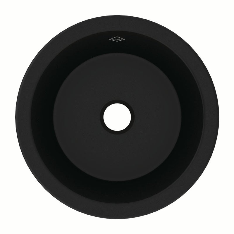 Shaws UM1807 18" Lancaster Single Bowl Round Bar/Food Prep Fireclay Kitchen Sink