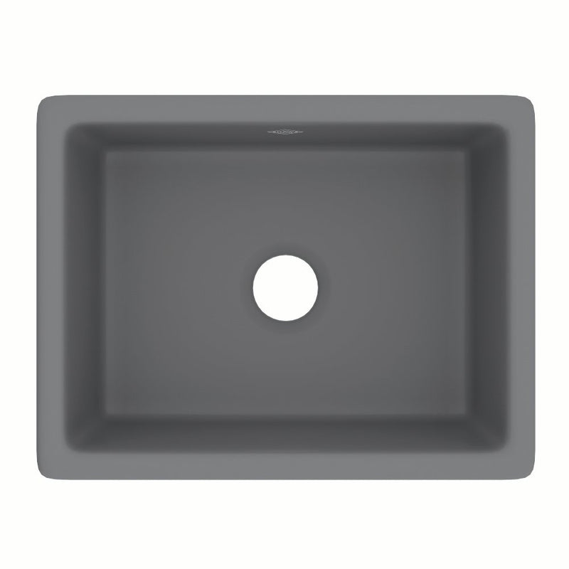 Shaws UM2318 23" Shaker Single Bowl Inset Or Undermount Fireclay Secondary Kitchen Or Laundry Sink