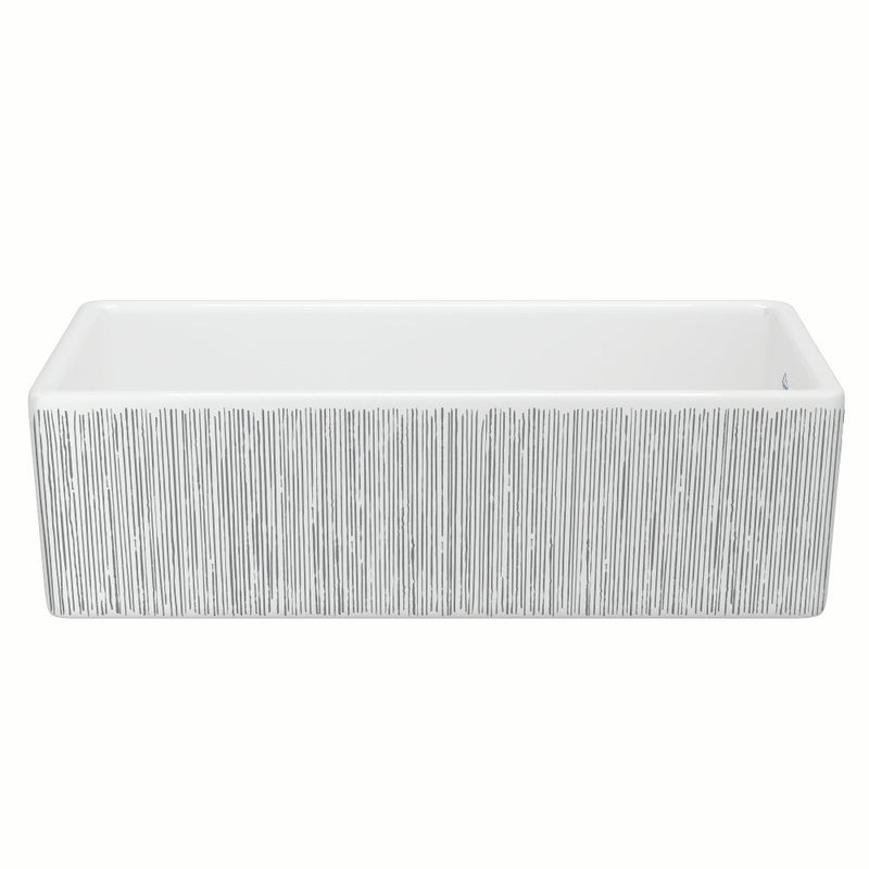 Shaws Shaker MS3618 36" Shaker Single Bowl Apron Front Fireclay Kitchen Sink