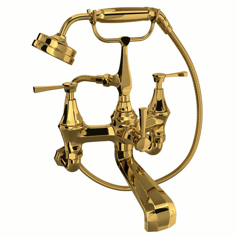 Perrin & Rowe Deco™ Exposed Wall Mount Tub Filler