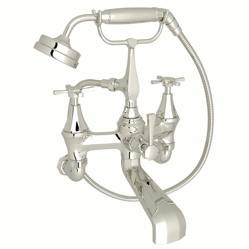 Perrin & Rowe Deco™ Exposed Wall Mount Tub Filler