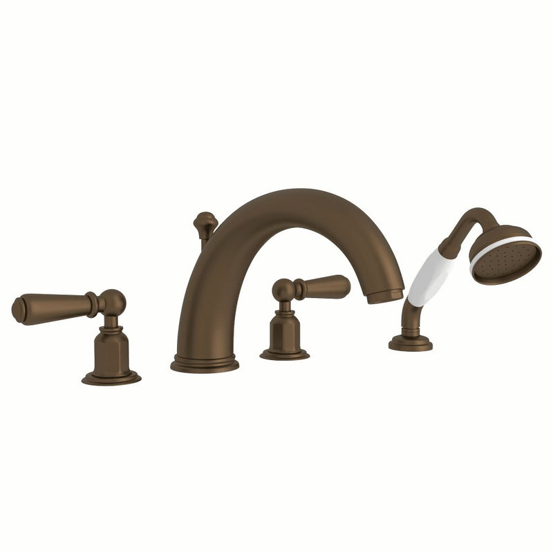 Perrin & Rowe Edwardian™ 4-Hole Deck Mount Tub Filler