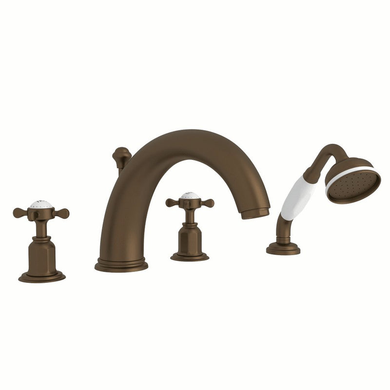 Perrin & Rowe Edwardian™ 4-Hole Deck Mount Tub Filler